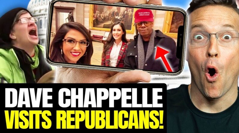 Dave Chappelle Visits REPUBLICANS on Capitol Hill | DEMOCRATS are MELTING DOWN  🤯🤣