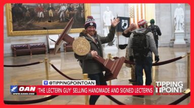 January 6th 'Lectern Guy' Auctions off Replicas of Pelosi's Lectern for Charity