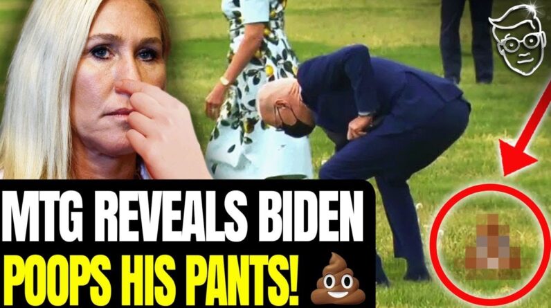 MTG REVEALS Joe Biden Pooped His Pants On Official Visit, Wanders Around White House NAKED 🥴