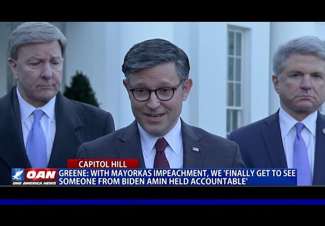 Greene: With Mayorkas Impeachment, We 'Finally Get To See Someone From Biden Admin Held Accountable'