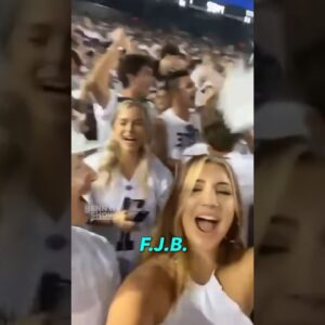 Stadium ERUPTS into “FJB” chant during playoffs 🏈🤣