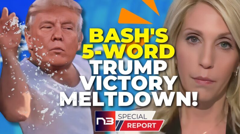 Caught on Camera: Bash's 5 Word Disbelief as Trump Celebrates Impending Comeback Victory!