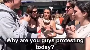 College Kids SPEECHLESS when Asked What They are Protesting