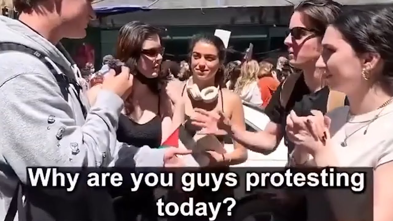 College Kids SPEECHLESS when Asked What They are Protesting