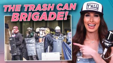 Soy Boy Protesters OWNED by Cops as 'Garbage Can Shields' MALFUNCTION