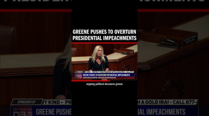 Marjorie Taylor Greene turns up the heat in D.C., calls for a Biden impeachment and a Trump