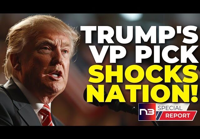 BREAKING: Trump's VP Pick Shocks Nation as Assassination Attempt Backfires and Prophecy Is Fulfilled