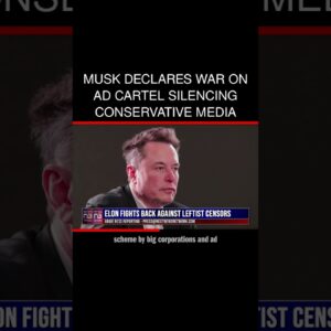 Musk Declares War on Ad Cartel Silencing Conservative Media