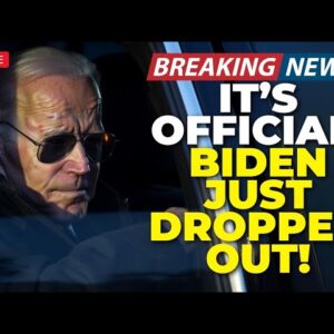 BREAKING LIVE! BIDEN OFFICIALLY DROPS OUT! HERE IS WHAT WE KNOW RIGHT NOW.