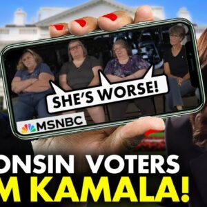 MSNBC PANICS! Tries To CUT FEED as Swing-State Women DESTROY Kamala On-Air | 'She is Just An IDIOT'