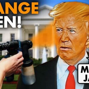 YIKES: White House Unveils New 'ORANGE' Joe Biden in PANIC | The Memes Are Hysterical: 'He's Trump!'