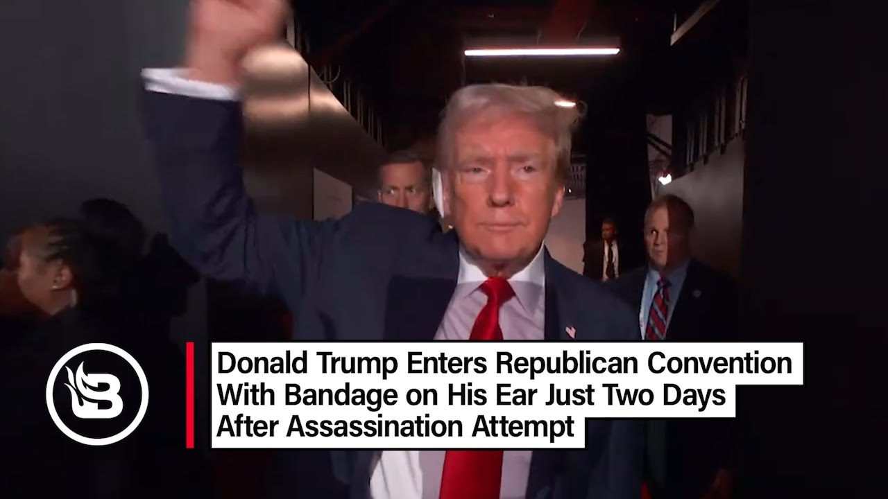 WATCH: Trump Makes Emotional RNC Entrance Two Days After Being Shot