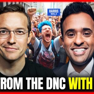 🚨 LIVE with VIVEK Right NOW Inside the DNC as Kamala Collapses in CHAOS