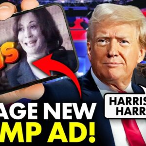 Trump BREAKS Internet With GENIUS Ad of Kamala Debating HERSELF 🤣 These Are Incredible