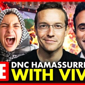 🚨DNC HAMASURRECTION! LIVE with VIVEK Inside Fiery Protest CHAOS Before Kamala's Coronation