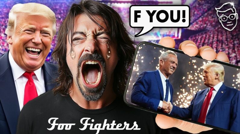 'Foo Fighters' SEETHE with RAGE after RFK Jr. ENDORSES Trump Using Their Song | Trump Drops Receipts