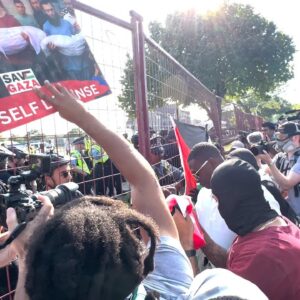 [Raw Footage] - DNC Protesters Clash with Cops & Destroy Fences