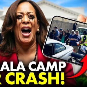 🚨Kamala’s Campaign Motorcade CRASHES! 'Blood and Broken Bones Everywhere' | VP ABANDONS The Victims