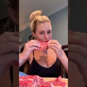 Women Eat RAW STEAK to Support Trump 🥩