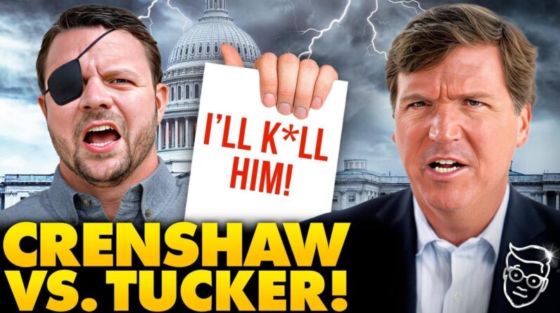 🚨Dan Crenshaw Threatens to KILL Tucker Carlson on HOT MIC | Tucker Responds in The most SAVAGE Way