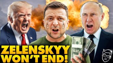 Zelensky REFUSES To Accept Deal to End War As Trump Holds Peace Talks |  'We Want More Money!'