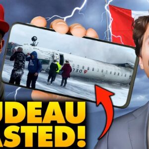 Disgraced PM Trudeau SILENT For HOURS after Canadian Plane CRASH, Posts Poetry Instead: 'F-- YOU'🤬