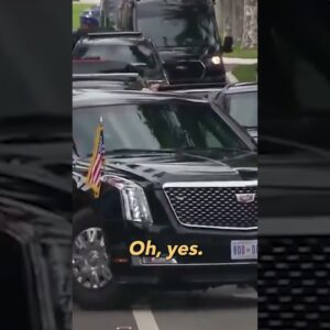 Trump Stops Motorcade, Supporters STUNNED😳