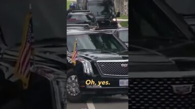 Trump Stops Motorcade, Supporters STUNNED😳